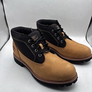 Rare Mens Timberland Premium Mid Lace Chukka Boot Wheat Nubuck - Size 9.5 - NIB